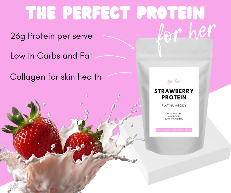 STRAWBERRY WHEY COLLAGEN BLEND