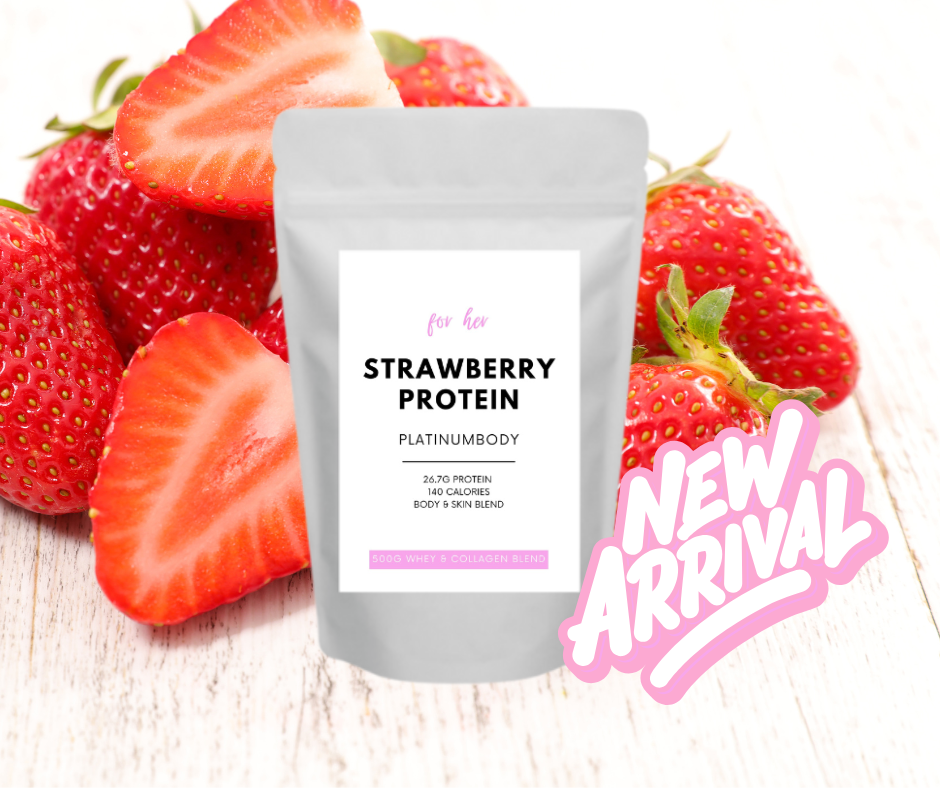 STRAWBERRY WHEY COLLAGEN BLEND