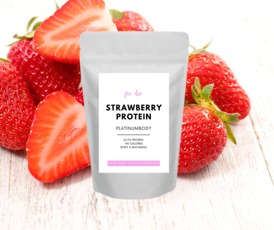STRAWBERRY WHEY COLLAGEN BLEND